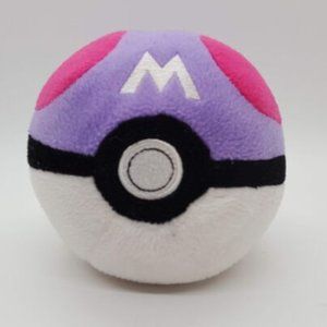 Pokémon Master Ball Plush w/ Weighted Bottom Poke Ball Tomy